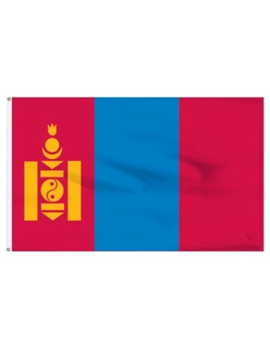 Mongolia 3' x 5' Indoor Polyester Flag
