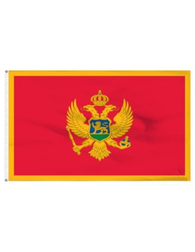 Montenegro 3' x 5' Indoor Polyester Flag