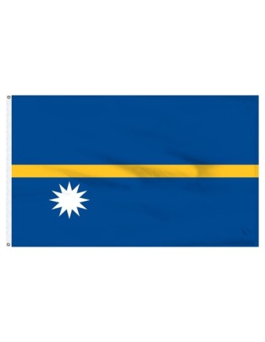 Nauru 3' x 5' Indoor Polyester Flag