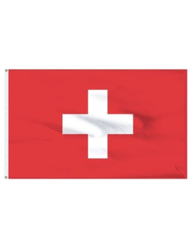 Switzerland 3' x 5' Indoor Polyester Flag