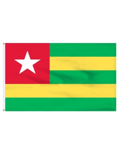 Togo 3' x 5' Indoor Polyester Flag
