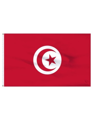 Tunisia 3' x 5' Indoor Polyester Flag