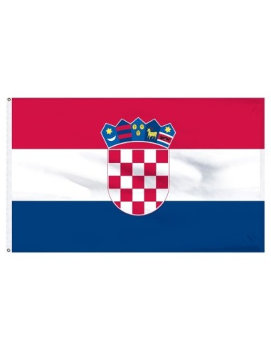 Croatia 2' x 3' Indoor Polyester Flag