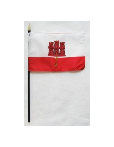 Gibraltar 4" x 6" Mounted Flags