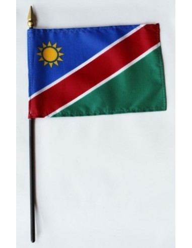 Namibia 4" x 6" Mounted Flags