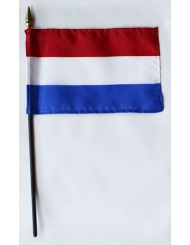 Netherlands 4" x 6" Mounted Flags