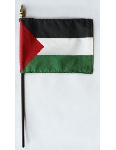 Palestinians 4" x 6" Mounted Flags
