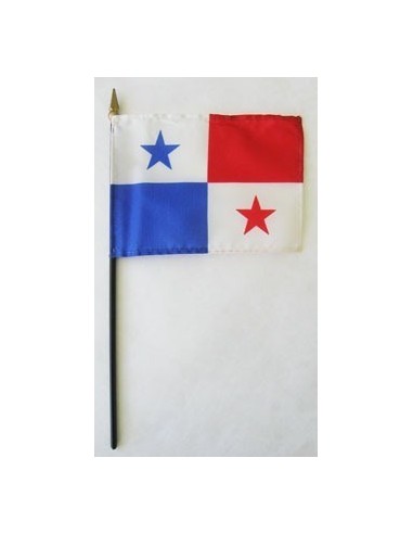 Panama 4" x 6" Mounted Flags