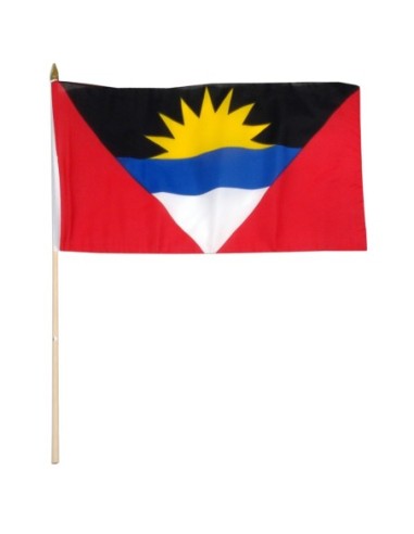 Antigua & Barbuda 12" x 18" Mounted Flag