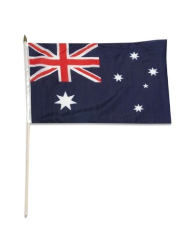 Australia 12" x 18" Mounted Flag