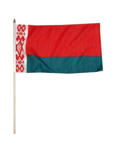 Belarus 12" x 18" Mounted Flag