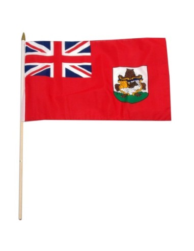 Bermuda 12" x 18" Mounted Flag