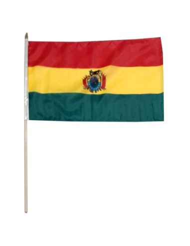 Bolivia 12" x 18" Mounted Flag