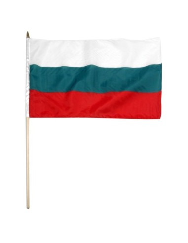 Bulgaria 12" x 18" Mounted Flag