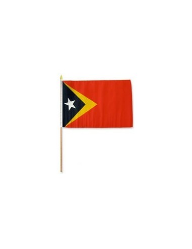 East Timor 12" x 18" Mounted Flag