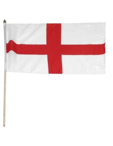 England (St. George's Cross) 12" x 18" Mounted Flag