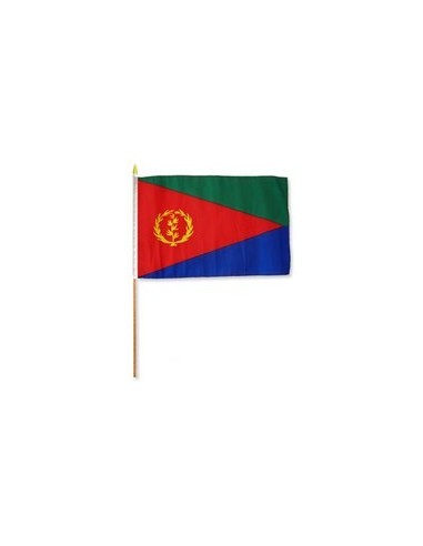 Eritrea 12" x 18" Mounted Flag