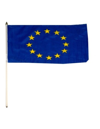 European Union 12" x 18" Mounted Flag