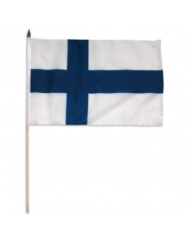 Finland 12" x 18" Mounted Flag