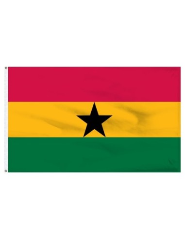 Ghana 2' x 3' Indoor Polyester Flag