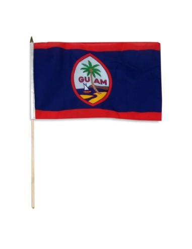 Guam 12" x 18" Mounted Flag