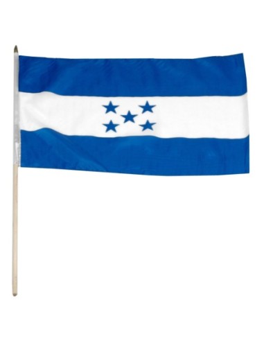 Honduras 12" x 18" Mounted Flag