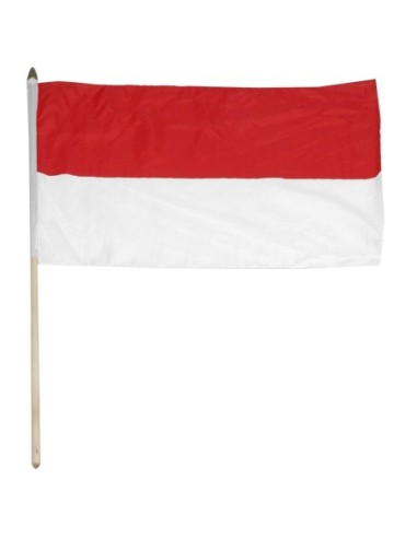 Indonesia 12" x 18" Mounted Flag