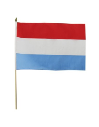 Luxembourg 12" x 18" Mounted Flag