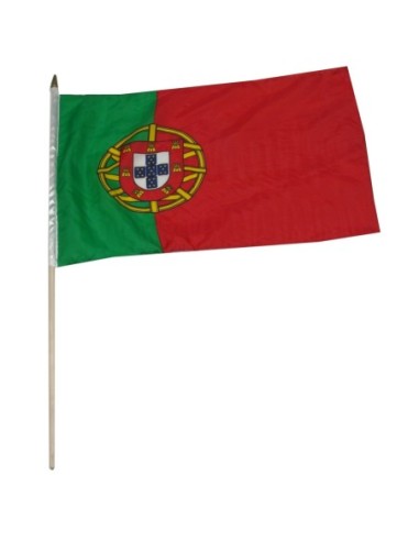 Portugal 12" x 18" Mounted Flag