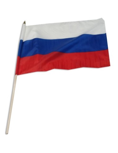 Russia 12" x 18" Mounted Flag