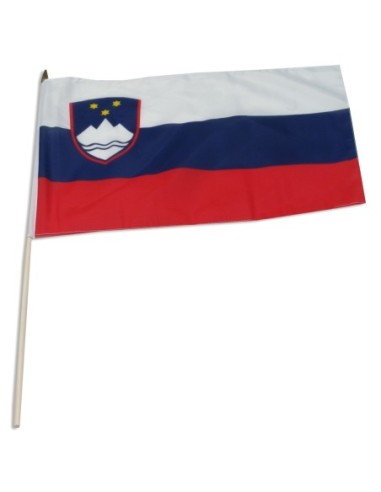 Slovenia 12" x 18" Mounted Flag