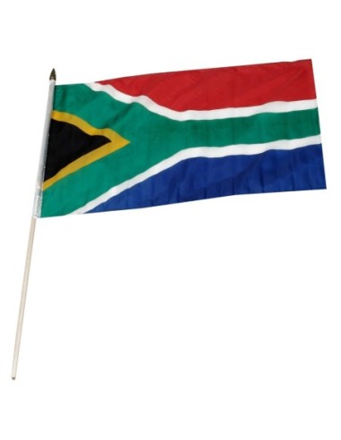 South Africa 12" x 18" Mounted Flag