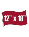 12in X 18in Stick Flags